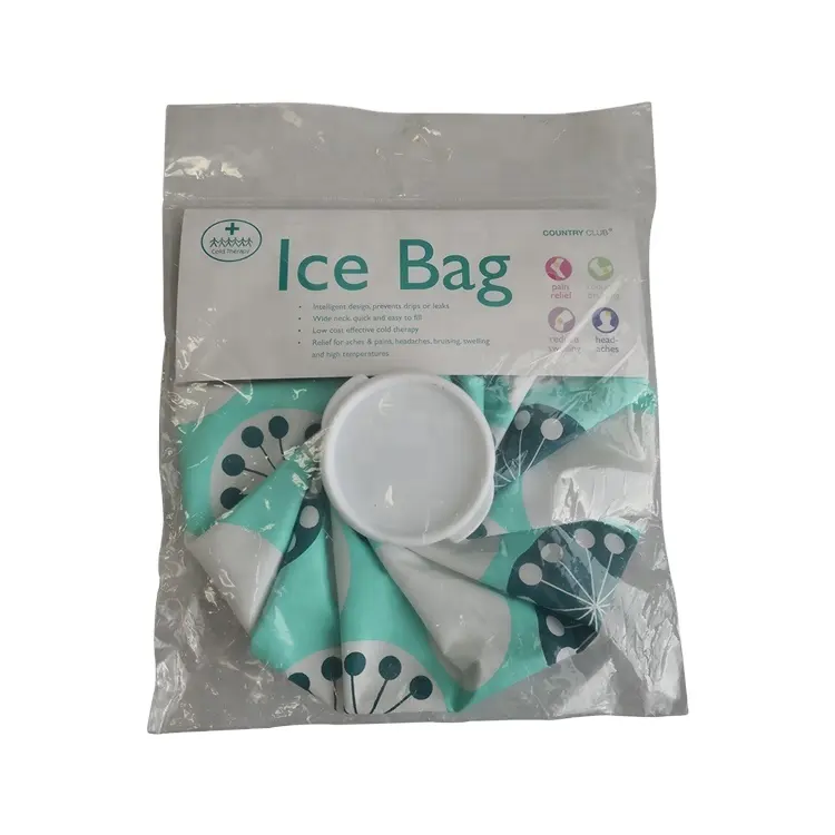 Ev ve açık buz küpü veya su tıbbi buz paketi polyester buz torbası