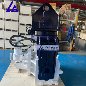 Precise Large Vibrating Power Foundation Hammer Horizontal Drilling And Piling Machine For Cat325