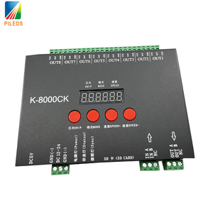 K-8000CK K8000CK цифровой DMX SPI контроллер сигнала с SD-картой ручное светодиодное программное обеспечение Edison программирование для управления освещением