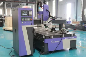 1325 enrutador CNC ATC máquina de grabado CNC enrutador CNC de 3 ejes con mesa de descarga de carga para muebles de puerta - Product Image 4