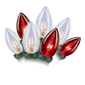 25lt <span class=keywords><strong>c9</strong></span> conjunto de lâmpada led e17, conjunto de luz transparente para decoração de parede, para jardim, para áreas externas