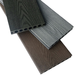 Modern Design Outdoor WPC <strong>Decking</strong> 140*25mm Deep Embossed <strong>Decking</strong> with Smooth Technics - Product Image 4