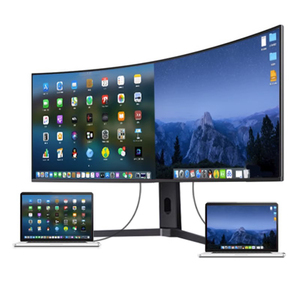 40-Inch Curved 75HZ <strong>Computer</strong> <strong>Monitor</strong> 5K Resolution HDR IPS Panel High LED LCD Type-C Interface Business Series Gaming Desktop PC - Product Image 1