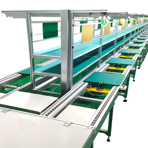 Pallet Conveyor <strong>System</strong> Motorized Roller Conveyor Electric Motorcycle <strong>Assembly</strong> Line Slat Chain Conveyor - Product Image 1