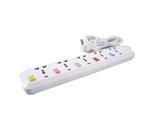 Presa per cavo di prolunga elettrica multifunzione a 3 Pin a 3 vie - Product Image 1