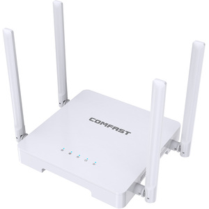 COMFAST CF-N1 V2 300 Mbit/s 2,4 GHz Hochgeschwindigkeits-WLAN-Router-Firewall mit vier Antennen und WEP-Verschlüsse lung mit QoS-Funktion für den Heimgebrauch