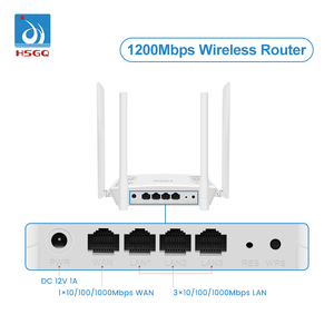HSGQ-R1200 Hot FTTH 4GE RJ45 2.4G 5G โมเด็มคู่ AC1200 wifi5 เราเตอร์ไร้สาย lte เราเตอร์ไฟเบอร์ - Product Image 6