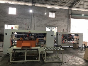 Tay hoạt động hai miếng đôi servo bán tự động stitcher máy cho bù đắp carton và bình thường hộp - Product Image 5