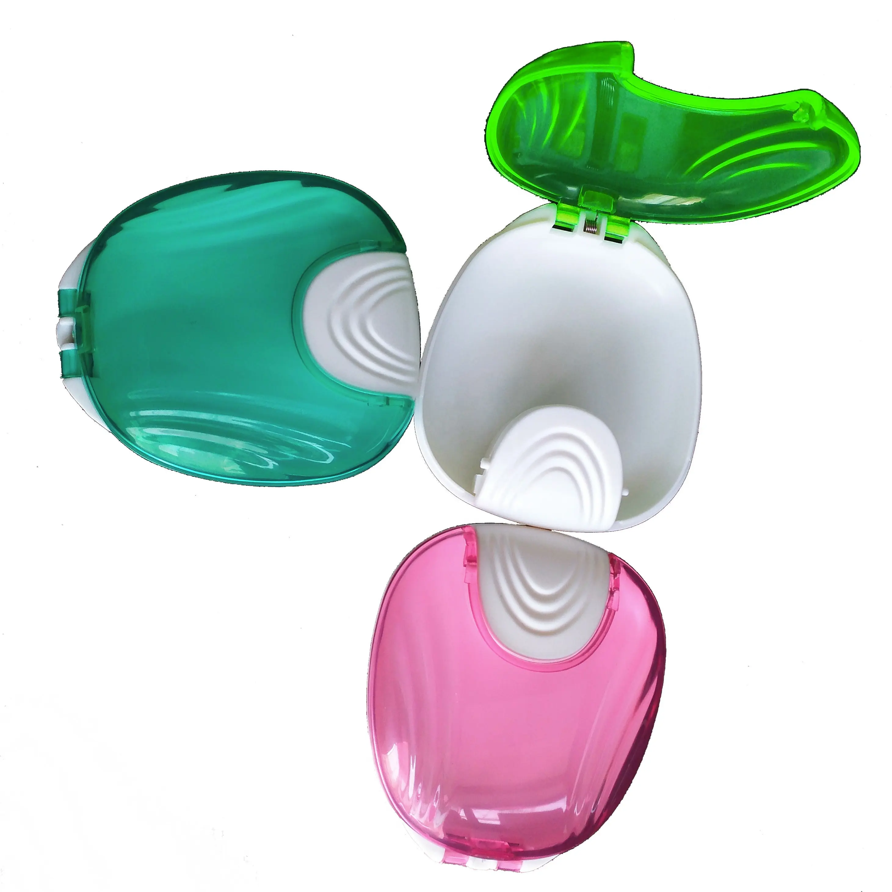 Caixa invisível para ortodônticos, caixa de plástico invisível para alinhador dental e caixa para armazenamento