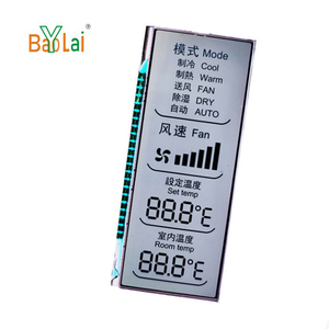Pannello LCD monocromatico personalizzato con display a sette segmenti personalizzato monocromatico - Product Image 1