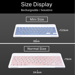 Mini Wireless <strong>Keyboard</strong> BT <strong>Keyboard</strong> for ipad Phone Tablet BT <strong>Keyboard</strong> and Mouse for Samsung Xiaomi Android Russian Spanish