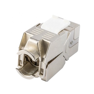 Linkwylan Cat6A Keystone Jack RJ45 Modular Jack <strong>with</strong> Shield for Wall Plate Toolless Blank <strong>Patch</strong> <strong>Panel</strong> Telecom Parts - Product Image 2