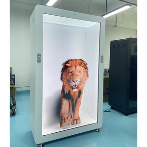 Vitrine interactive transparente 3D de 86 pouces avec écran tactile LCD HD Wifi Projection d'affichage d'hologramme de taille humaine SDK IP65 - Product Image 2