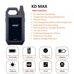 KEYDIY KD MAX Key programmatore OBD2 Auto generatore remoto lettore Chip Tester frequenza mutilfunzionale - Product Image 2