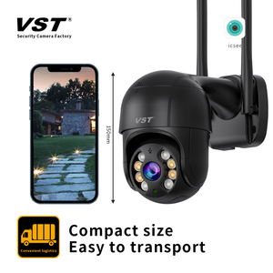 Düşük aydınlatma ve net görüntü H.265 Video sıkıştırma formatı kablosuz PTZ güvenlik kamerası ile ICSEE 3MP çözünürlük WIFI kamera - Product Image 5