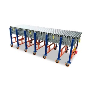 Langlebiger flexibler Rollen förderer Automatisches Entladen des Band förderers S-Typ Rollen fördersystem mit Strom zum Entladen des Kartons - Product Image 4