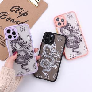 เคสโทรศัพท์ลายมังกรดำสำหรับ iPhone 15 14 13 12 11Pro XR XS MAX 7 8 plus SE เคสหลังแบบแข็งลายสัตว์เคส funda - Product Image 2