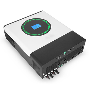 Inversor híbrido Solar de 8KW y 48V, controlador solar de 500 PV de entrada y pantalla LCD táctil, MPPT integrado, 48V120A