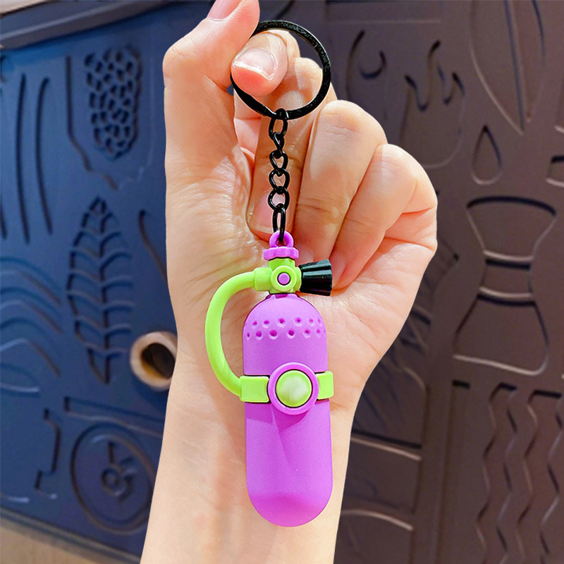 Summer Diving Kit Charm - Taro Purple-Green Oxygen Cylinder
