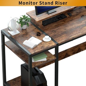 Wholesale Customized Home <strong>Computer</strong> <strong>Table</strong> Gaming <strong>Table</strong> Steel Wood Desktop <strong>Notebook</strong> Desk Bedroom - Product Image 4