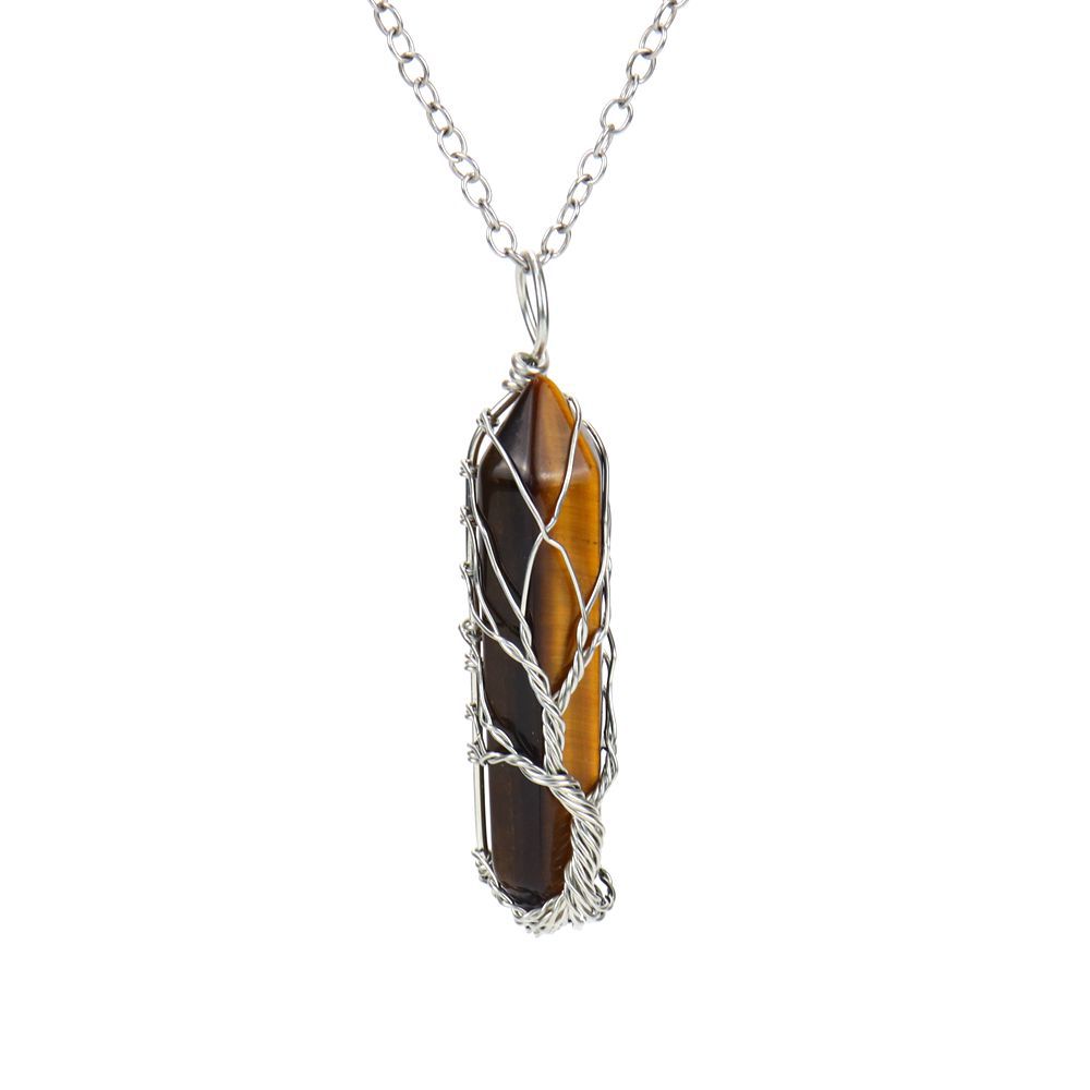 Silver+Tiger-shaped stone