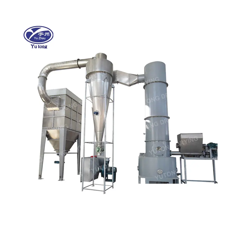 Essiccatore di porcellana monoidrato solfato di Manganese fabbricazione XSG spin flash dryer per l'essiccazione di Lees