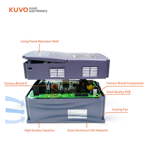 Inversor de bomba solar KUVO, entrada de CC con Ppt 380V, salida de CA, Control de velocidad del motor, controlador de frecuencia variable Vfd - Product Image 5