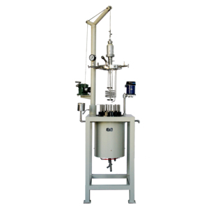 Pilot High Pressure Reactor Autoclave with Manual Chain Pulley Lifting Device