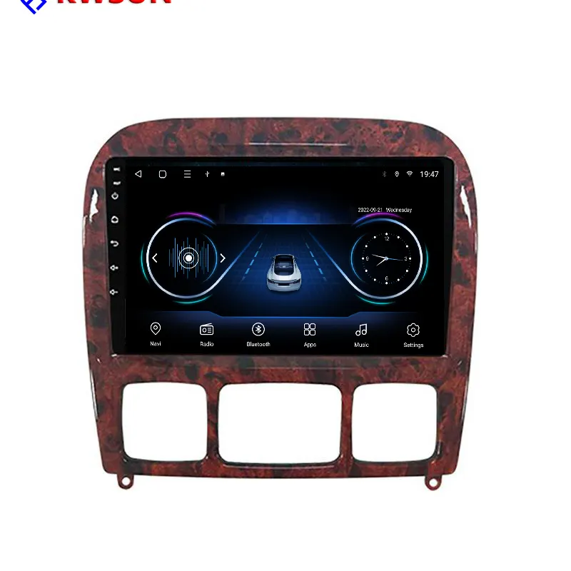 Android 10.0 QLED 48EQ DSP Car Multimedia DVD Player For Benz S Class W220/W215/S280/S320/S350/S400/S500/CL600 GPS audio