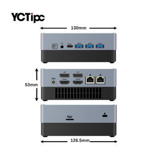 YCTipc OEM NUC Personalizado DDR4 NVME AMD R7 5700U mini pc microcomputadores barbone