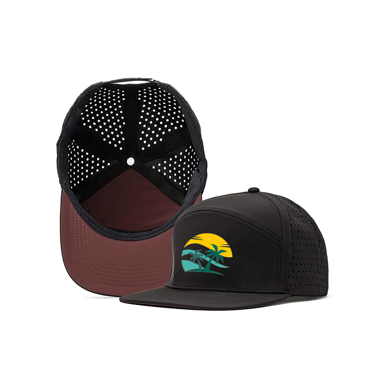 Brim marron Doublure chapeau noir