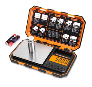 Xách tay 200g/500G kỹ thuật số Túi quy mô 0.01g Độ phân giải điện tử đồ trang sức thực phẩm các loại thảo mộc quy mô Pin gram/ounce đo lường - Product Image 1