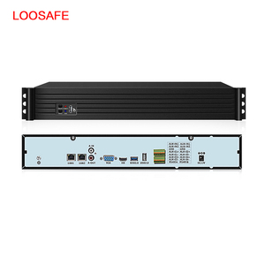 LOOSAFE-cámara de seguridad IP de 64ch/128ch 4k nvr, salida de alarma, videovigilancia, nvr, reconocimiento facial con 4 /9 SATA interfect