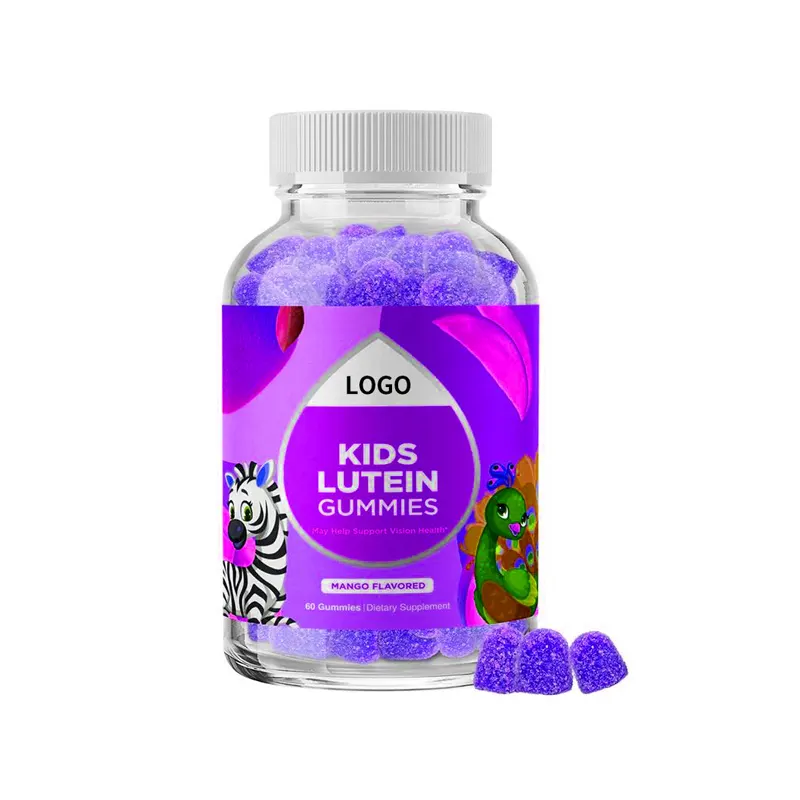 Gomitas de luteína para la claridad de la visión y soporte de luz azul para niños, vitaminas veganas para la salud ocular, vitaminas gomosas de luteína y zeaxantina