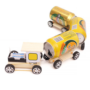 STEM Toy Make Your Own Popular Wooden Train Engine DIY <strong>Model</strong> Building <strong>Kits</strong> - Product Image 2