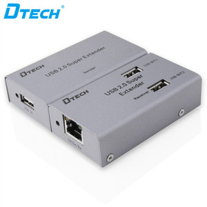 USB 2.0ซูเปอร์ Extender 50เมตรสไตล์โลหะเชลล์สนับสนุน Cat5e 5V Usb 4พอร์ต AM-AM Extender - Product Image 5