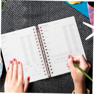 A5 Portable Spiral Workout Journal for Fitness Planning Daily <strong>Exercise</strong> Health Tracking Convenient <strong>Notepad</strong> with Paper Cover - Product Image 4