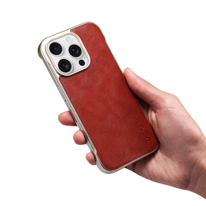 Üstün | Hakiki deri dana derisi malzemesi, açık altın lake kabuğu ile görünmez bir manyetik cazibe özelliğine sahiptir. - Product Image 4