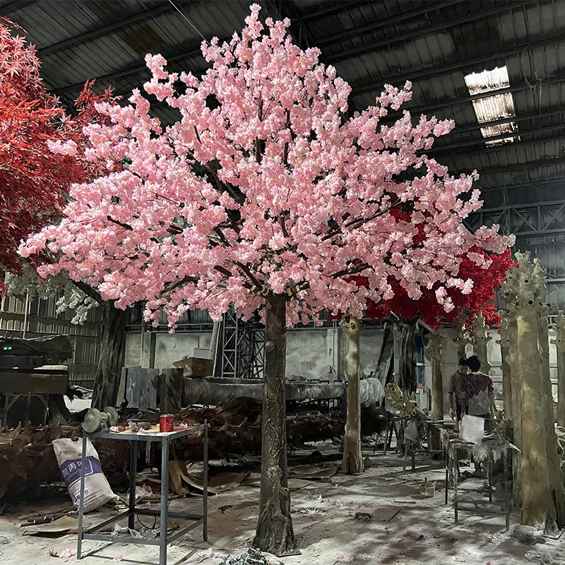 EG-G475 matrimonio Artificiel bianco grande fiore di ciliegio albero di ciliegio artificiale di Sakura