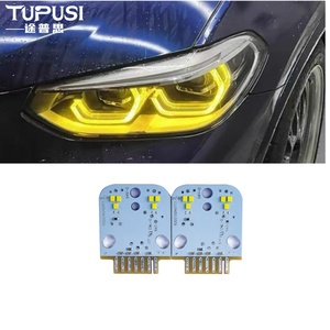 BMW X3 G01 X4 G02 G08 için sarı LED DRL far ile limon sarı LED gündüz çalışan ışık yeni durum sıcaklığı - Product Image 1