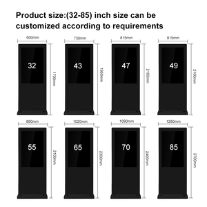 65-Zoll große Größe HD-Anzeige Digital Signage benutzerdefinierter LCD-Bildschirm für Werbung Mitgliedsprogramm für Medienverwendung Kiosk angegeben - Product Image 6