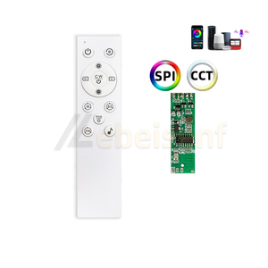Смарт-синий зуб светодиодный SPI + PWM контроллер RGBIC + CCT DC 5-24V 6A 144W 200 пиксельный световой сигнал Диммер с RF 433Mhz беспроводной пульт дистанционного управления - Product Image 1