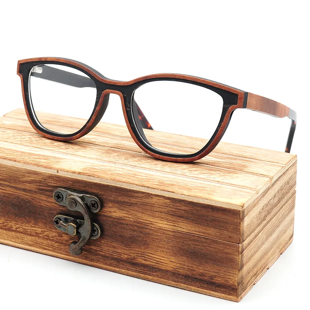 Marcos ópticos de madera con diseño italiano, logo personalizado, marco de gafas de madera, 2020