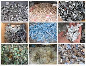 Atık metal geri dönüşüm için endüstriyel alüminyum kutular çelik metal parçalama makinesi hurda