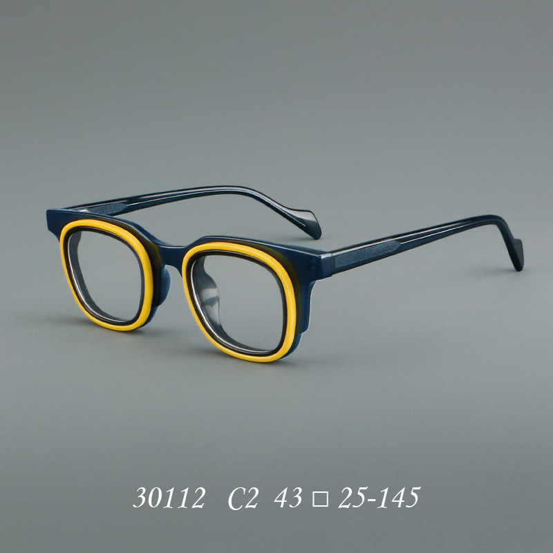 C2 transparent bleu foncé