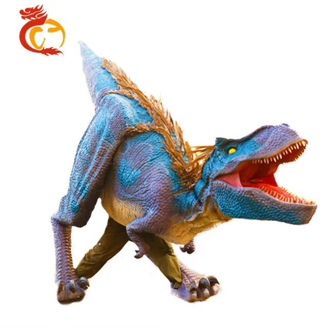 زي ديناصور كهربائي Velociraptor متحرك ويمشي واقعي للبيع زي ديناصور جيوراسي محاكي للعالم