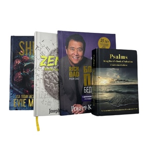 หนังสือปกแข็งพิมพ์ลายด้วยตนเองพร้อมขอบฟอยล์สีเต็มรูปแบบการพิมพ์ออฟเซ็ตขอบพ่น - Product Image 1