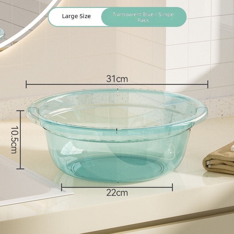 Transparent blue-large