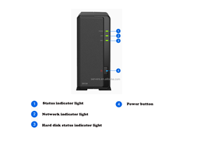 Diskstation Ds124 Private Cloud Almacenamiento automático de archivos 4U Computadora Servidor de alojamiento web Precio Servidor de almacenamiento Nas - Product Image 5