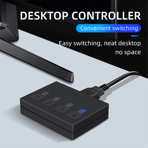 デュアルモニター4X1フォーインワンアウト4ポートディスプレイポートKVMスイッチUSB3.04K30HzDPディスプレイポートスイッチKVM - Product Image 3